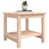 Mesa de centro de madera maciza de pino 50x50x45