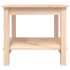 Mesa de centro de madera maciza de pino 50x50x45