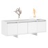 Mueble para TV madera contrachapada blanco 120x30x40,5
