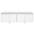 Mueble para TV madera contrachapada blanco 120x30x40,5