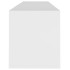Mueble para TV madera contrachapada blanco 120x30x40,5