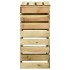 Compostador de láminas madera de pino impregnada 80x50x100