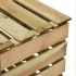 Compostador de láminas madera de pino impregnada 80x50x100