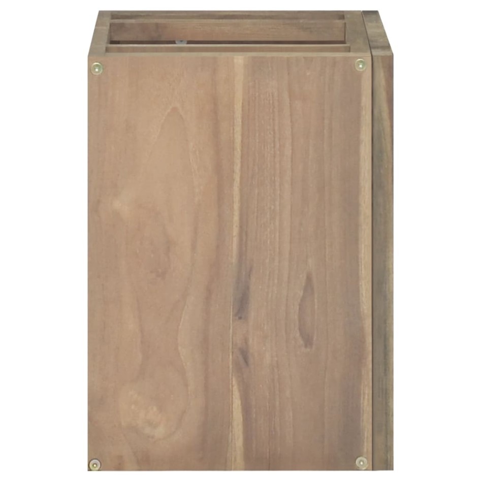 Armario de baño de pared madera maciza de teca 45x30x40
