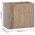 Armario de baño de pared madera maciza de teca 45x30x40