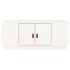 Mesa de centro de madera maciza de pino blanco 100x50x41