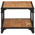 Mesa de centro de madera maciza acacia 90x45x35