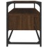 Mueble para TV madera contrachapada roble marrón 80x35x45
