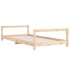 Estructura de cama para niños madera maciza de pino 90x200