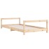 Estructura de cama para niños madera maciza de pino 90x200