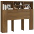 Mueble cabecero marrón roble 120x19x103,5