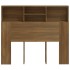 Mueble cabecero marrón roble 120x19x103,5