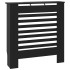 Cubierta para radiador MDF negro 78
