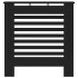 Cubierta para radiador MDF negro 78