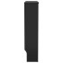 Cubierta para radiador MDF negro 78