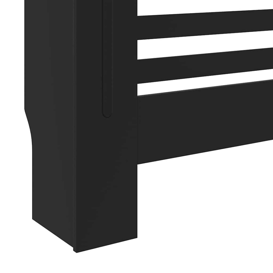Cubierta para radiador MDF negro 78