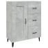 Aparador de madera contrachapada gris hormigón 69,5x34x90