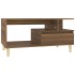 Mesa de centro madera contrachapada roble marrón 90x49x45