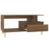 Mesa de centro madera contrachapada roble marrón 90x49x45