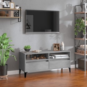 Mueble de TV madera contrachapada gris hormigón
