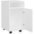 Armario auxiliar ruedas blanco madera contrachapada 33x38x60