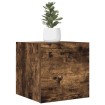 Muebles para TV de pared 4 uds roble ahumado 30,5x30x30 cm