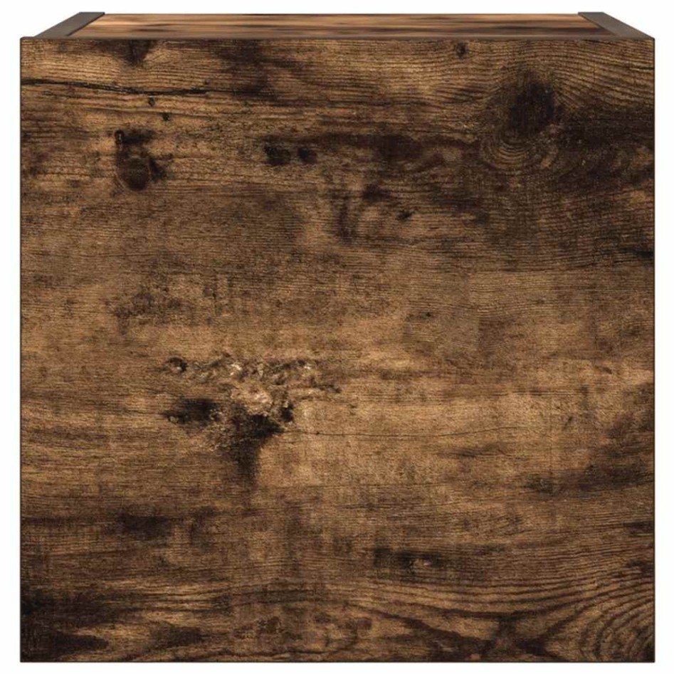 Muebles para TV de pared 4 uds roble ahumado 30,5x30x30