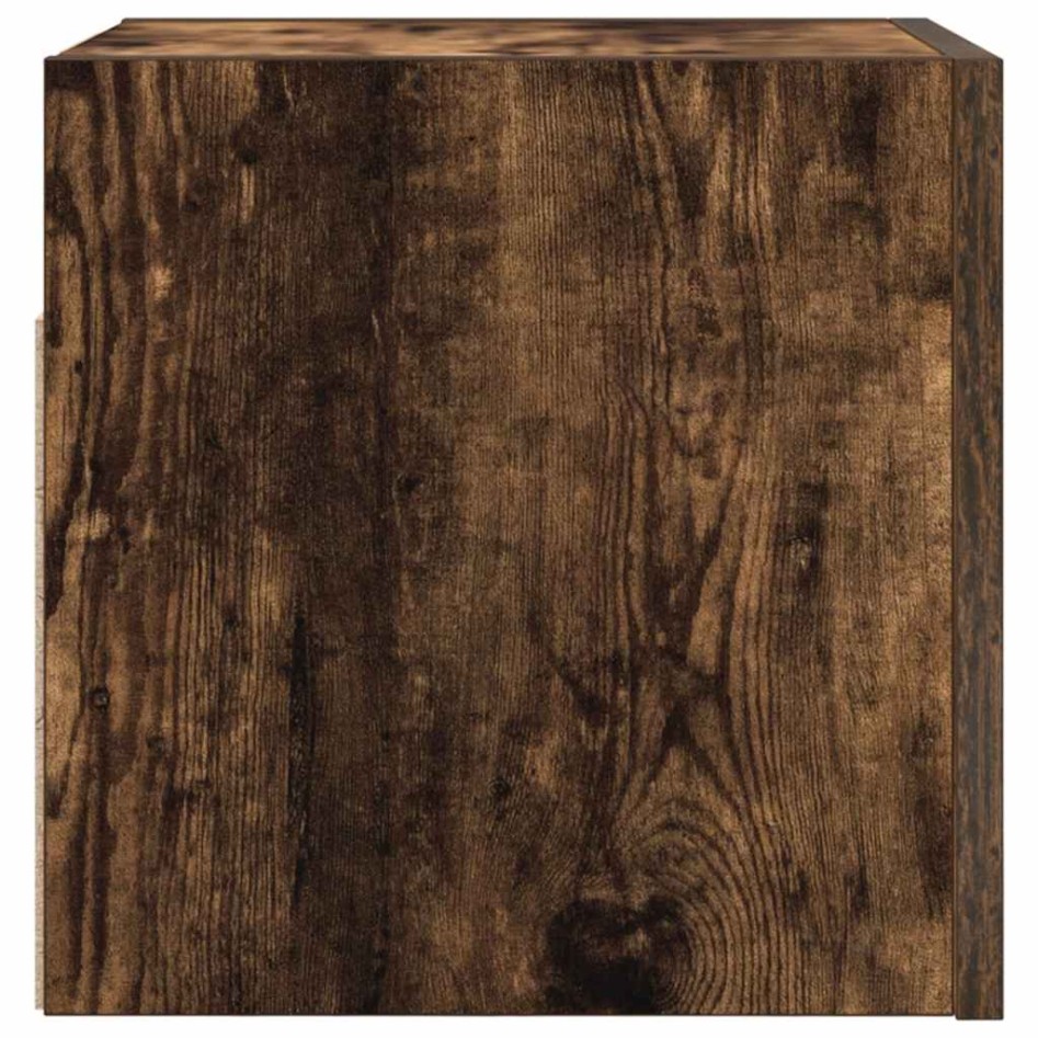 Muebles para TV de pared 4 uds roble ahumado 30,5x30x30