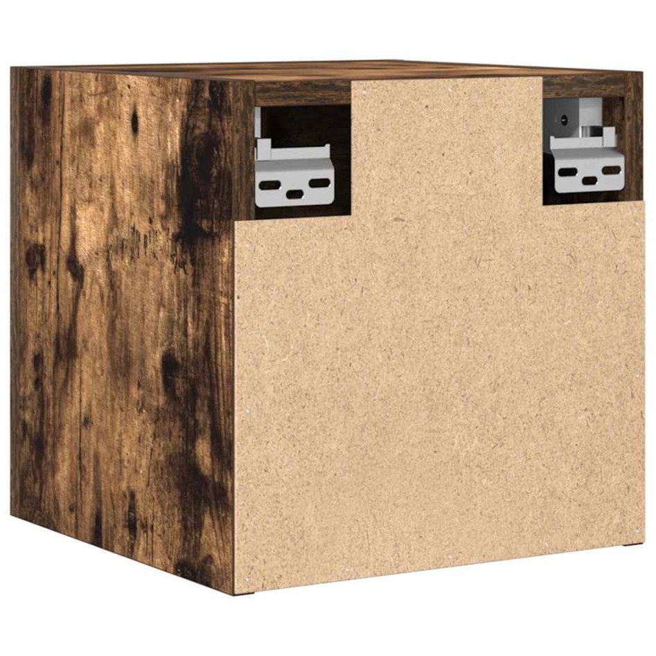 Muebles para TV de pared 4 uds roble ahumado 30,5x30x30