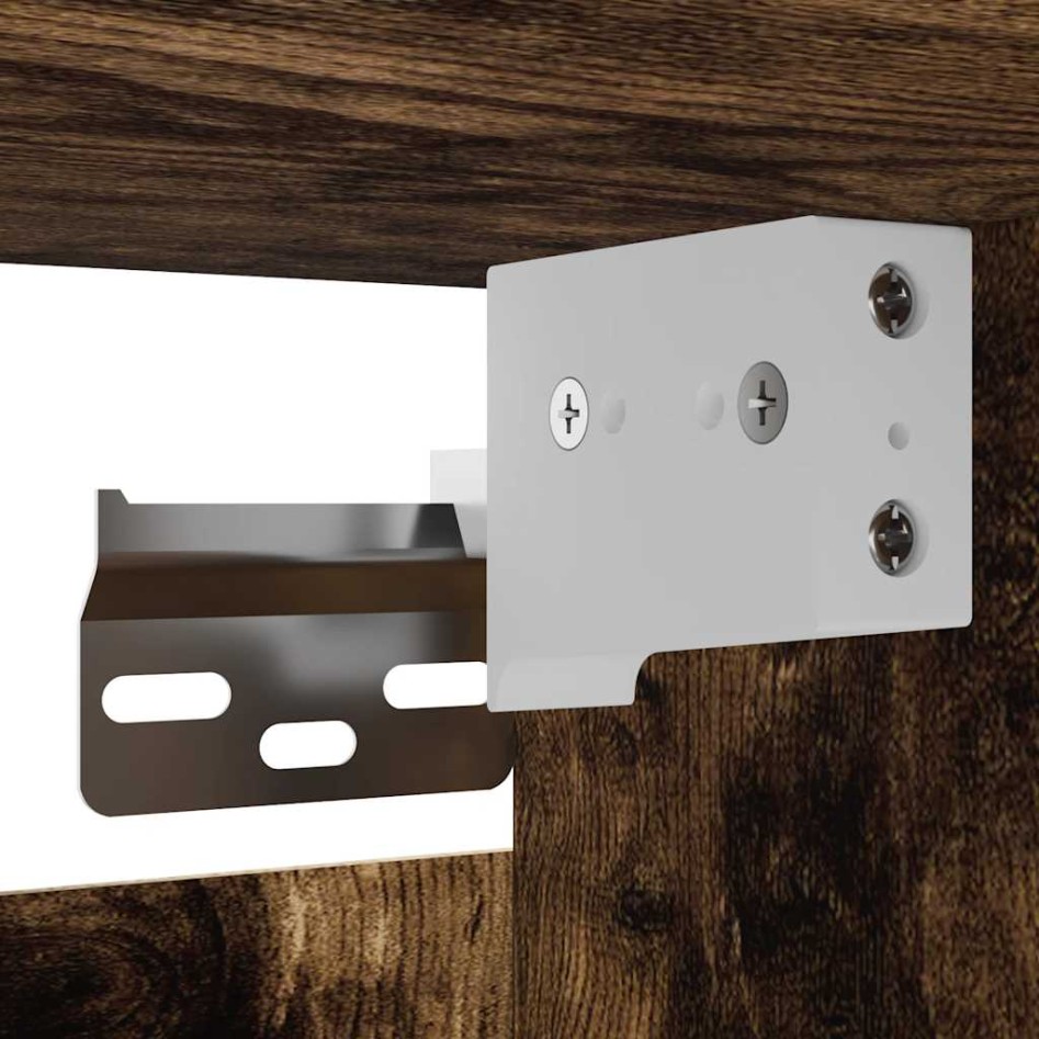 Muebles para TV de pared 4 uds roble ahumado 30,5x30x30