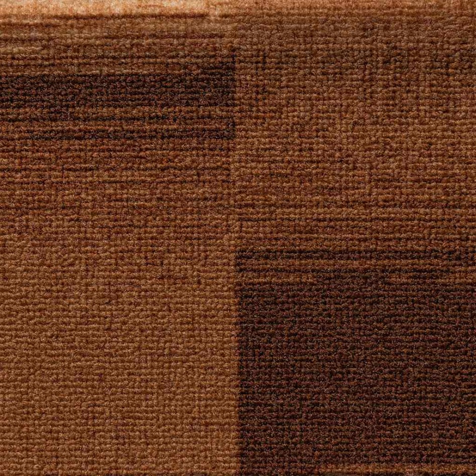 Alfombrillas autoadhesivas de escalera 15 uds marrón 65x21x4