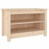 Banco zapatero de madera de pino maciza 70x38x45,5