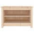 Banco zapatero de madera de pino maciza 70x38x45,5