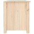 Banco zapatero de madera de pino maciza 70x38x45,5