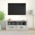 Mueble para TV contrachapada gris hormigón 100x35x40