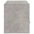 Mueble para TV contrachapada gris hormigón 100x35x40