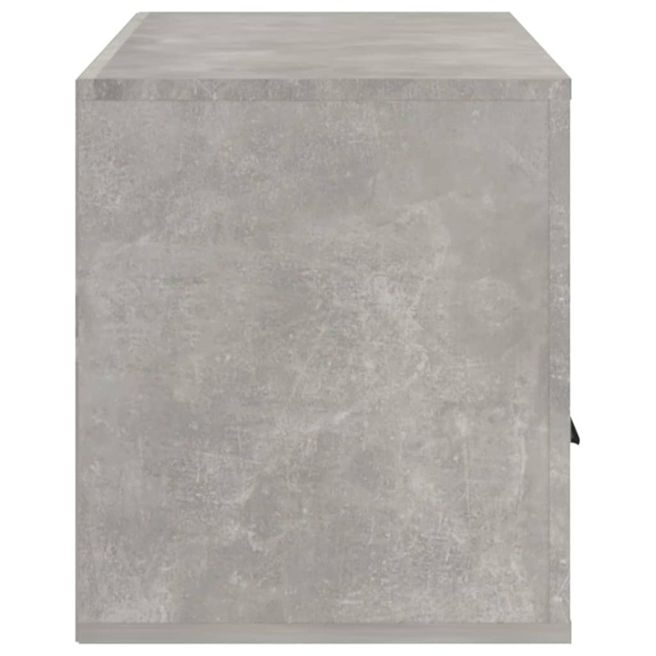 Mueble para TV contrachapada gris hormigón 100x35x40
