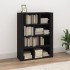 Aparador de madera contrachapada negro 80x30x106