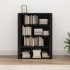 Aparador de madera contrachapada negro 80x30x106