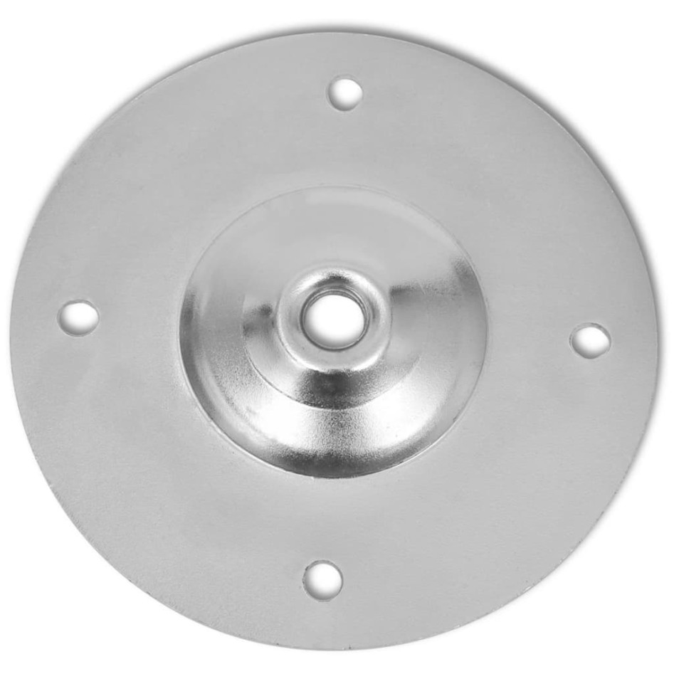 Patas de mesa telescópicas  2 unidades cromo 710 mm-1100