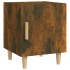 Mesitas de noche 2 uds madera contrachapada color roble