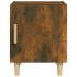 Mesitas de noche 2 uds madera contrachapada color roble