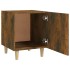 Mesitas de noche 2 uds madera contrachapada color roble