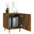Mesitas de noche 2 uds madera contrachapada color roble