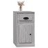 Armario auxiliar y cajón madera contrachapada gris 40x50x75
