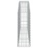 Cesta de gaviones forma arco hierro galvanizado