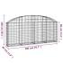 Cesta de gaviones forma arco hierro galvanizado