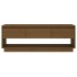 Mueble de TV madera maciza de pino marrón miel 110,5x34x40