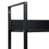 Estantería de 5 niveles madera ingeniería negro