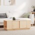 Mesa de centro de madera maciza de pino 110x50x40
